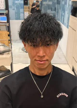 パーマ メンズ 國分 正樹のヘアスタイル