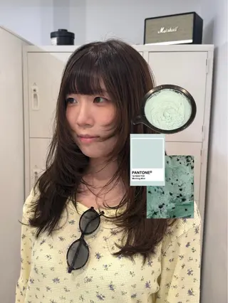 ロング カラー yutaka/透明感 カラー/髪質改善🤎のヘアスタイル