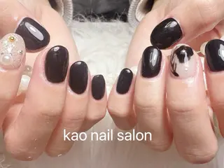 ネイル kao nail マグネット/長さだしのネイルデザイン