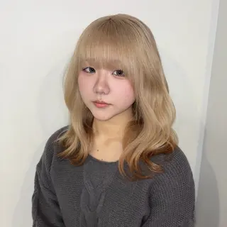 ロング カラー Ren. 🦋デザインカラーのヘアスタイル