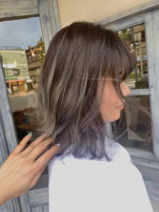 ショート カラー 森 早希絵のヘアスタイル