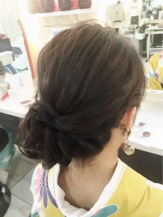 ヘアアレンジ 福永 里奈のヘアスタイル