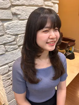 ロング 赤堀 凪咲のヘアスタイル