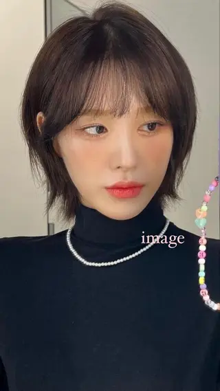 ショート ♡レイヤーボブ パーマ/うらら♡のヘアスタイル