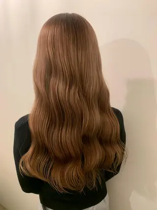 ロング カラー ヘアアレンジ 🐝岡本 柚葉🐝のヘアスタイル
