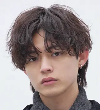 パーマ メンズ 仙台波巻きパーマ/ fifth/遠藤楓雅のヘアスタイル