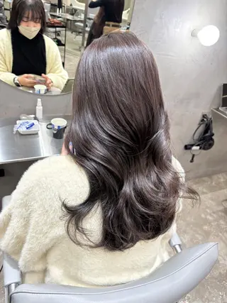 ロング コトネ🫧 韓国風レイヤーカットのヘアスタイル