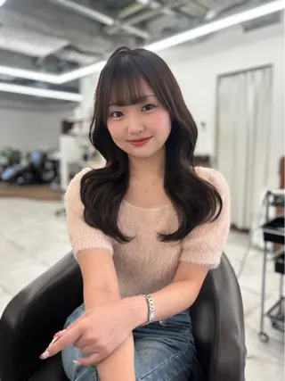 セミロング 透明感カラー /レイヤー /まなかのヘアスタイル