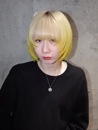 ショート カラー ハイトーン yuseiのヘアスタイル