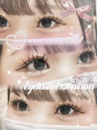 マツエク・マツパ 束感まつげ🎀美眉 NANAMIのマツエク・マツパデザイン