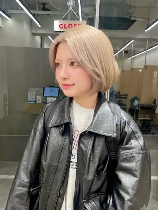 ショート カラー カット&髪質改善 TAIGAのヘアスタイル