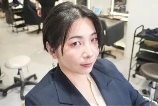 ショート ミヤザキ ユタカのヘアスタイル