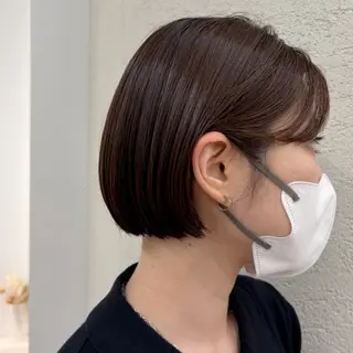 ショート 似合わせカット ショートボブ🦋廣瀬のヘアスタイル