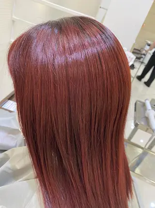 ロング カラー 銀座メンズ専門🖤 叶奈々のヘアスタイル