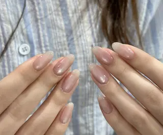 ネイル By moonネイル 🌷ワンホン/韓国風のネイルデザイン