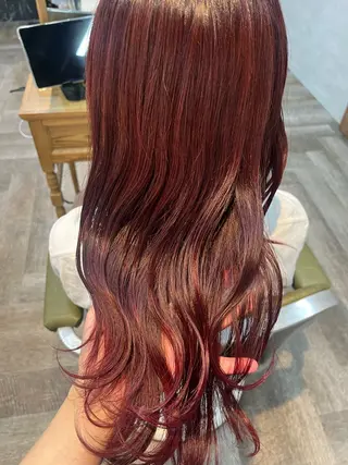 ロング カラー こと🐰 ７月は茅ヶ崎店のヘアスタイル