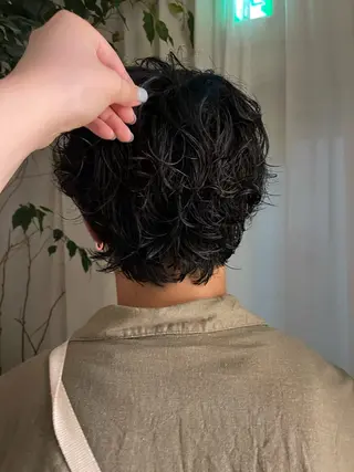 パーマ メンズ Fuka🫧 ボブモデル募集中のヘアスタイル