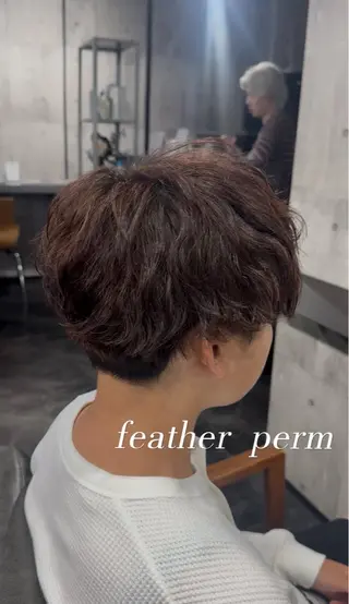パーマ メンズ 五味 亜有里のヘアスタイル