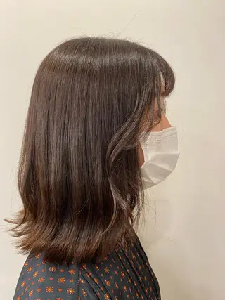セミロング 髪質改善/艶髪 土屋恵梨花のヘアスタイル