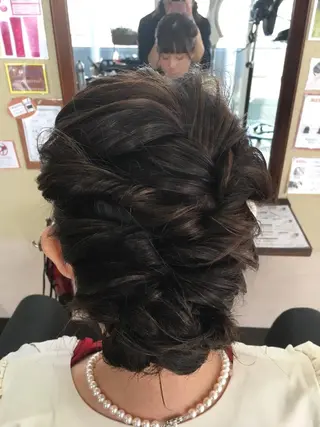 ヘアアレンジ パピヨンロゼ 酸性/髪質改善のヘアスタイル