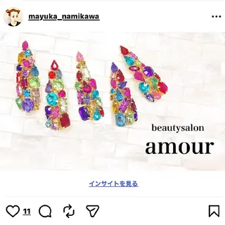 ネイル amour 川崎店のネイルデザイン