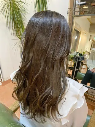 ロング カラー 石井 佑樹のヘアスタイル