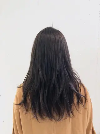 セミロング カラー パーマ ヘアアレンジ 【ツヤ髪美容師】 ツダケイスケのヘアスタイル