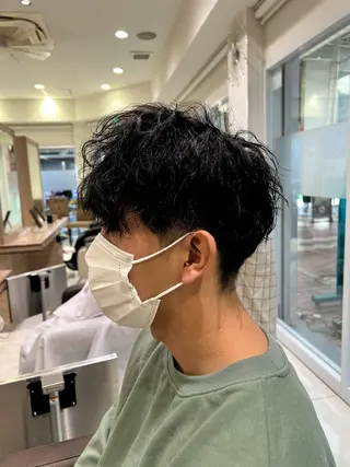 パーマ メンズ 田代 祐太のヘアスタイル