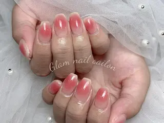 ネイル エツメ💅 長さ出し🎀デザインのネイルデザイン