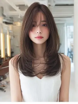 セミロング 生艶髪&レイヤー🔔 渋谷お薦めNo.1✨のヘアスタイル