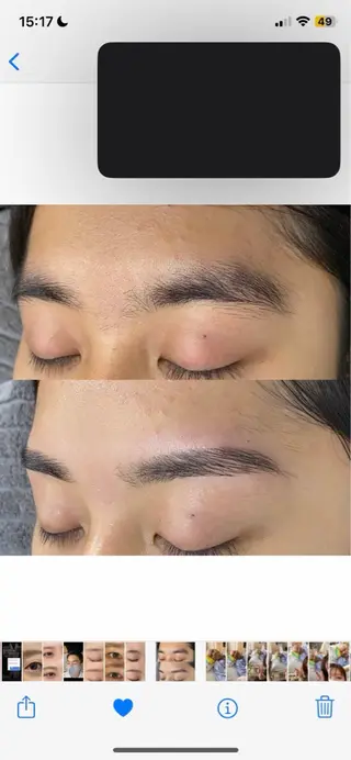 メンズ 斎藤 嘉奈の眉毛・アイブロウイメージ
