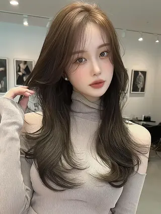セミロング 🌷カラー/ aiko🌷のヘアスタイル