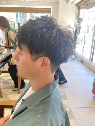 カラー パーマ ヘアアレンジ メンズ メンズパーマの巨匠 鈴木純のヘアスタイル