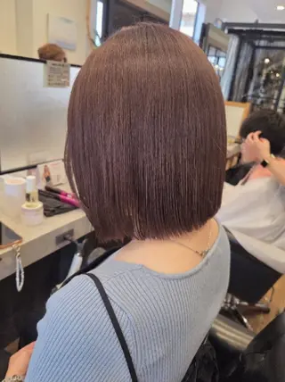 ミディアム カラー 関口 友菜のヘアスタイル