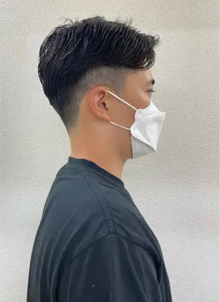 パーマ メンズ もりたみかこ 美容師お休み中のヘアスタイル