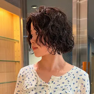 ショート パーマ Yamada Ami🪐のヘアスタイル