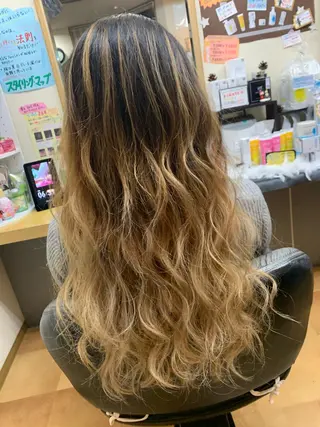 ロング カラー 💜Rebre** Mayu💜のヘアスタイル