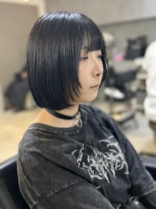 ショート ボブ人気No,1✨ TAME副店長のヘアスタイル