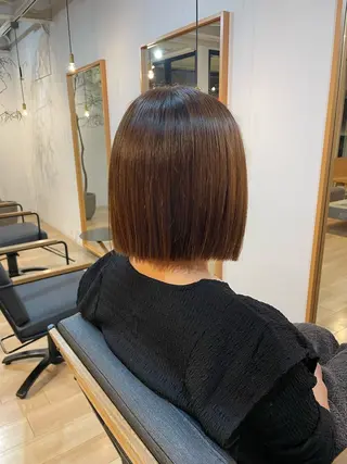 ミディアム 長瀬 友樹のヘアスタイル