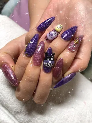 セミロング ネイル 《LB》ラブリエ Nail&eyeのマツエク・マツパデザイン
