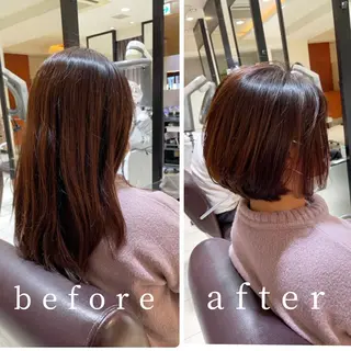 ミディアム 永野 良一のヘアスタイル