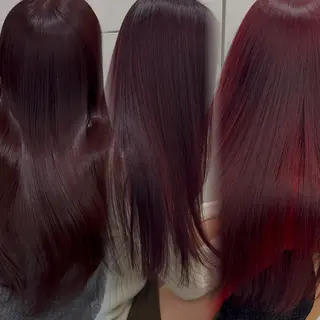ロング カラー 🍒暖色🍒ブリーチ なしカラー/たくみ。のヘアスタイル