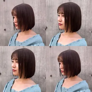 ショート カラー カジュアルを女っぽく 𝗮𝘆𝗮𝗰𝗼のヘアスタイル