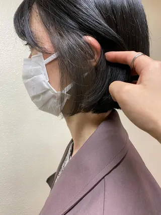 ショート カラー 縮毛矯正/艶カラー/ ikedaのヘアスタイル