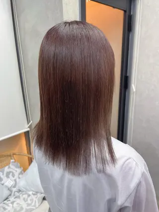 ミディアム カラー YUI ハイトーンカラーのヘアスタイル