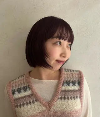 ショート カラー Sora/レイヤー/ ブリーチなしWカラーのヘアスタイル