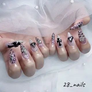 ロング 28nails. 宮崎のネイルデザイン