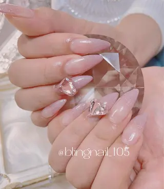 ネイル 24時まで❤︎韓国、 ワンホンネイルのネイルデザイン
