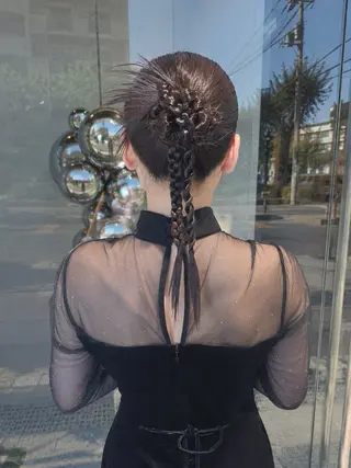 ヘアアレンジ 都築 未来のヘアスタイル