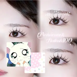 マツエク・マツパ 。ꕤ°₊sakura 束感まつ毛⊹𓈒✿のマツエク・マツパデザイン